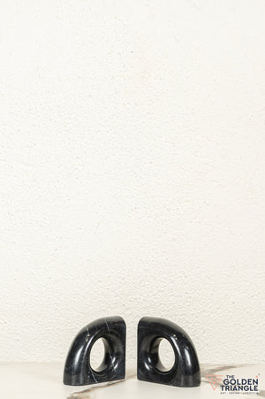 Volt Marble Bookend - Black