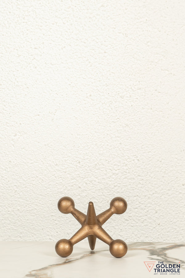 Jack Iron Tabletop Decor - Gold