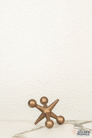 Jack Iron Tabletop Decor - Gold