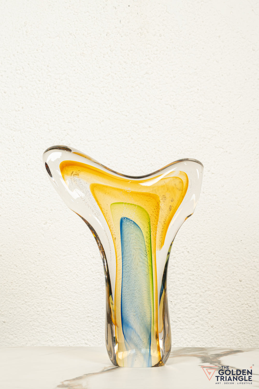 Wave Glass Sculpture - Multicolour