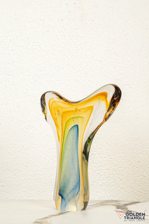 Wave Glass Sculpture - Multicolour