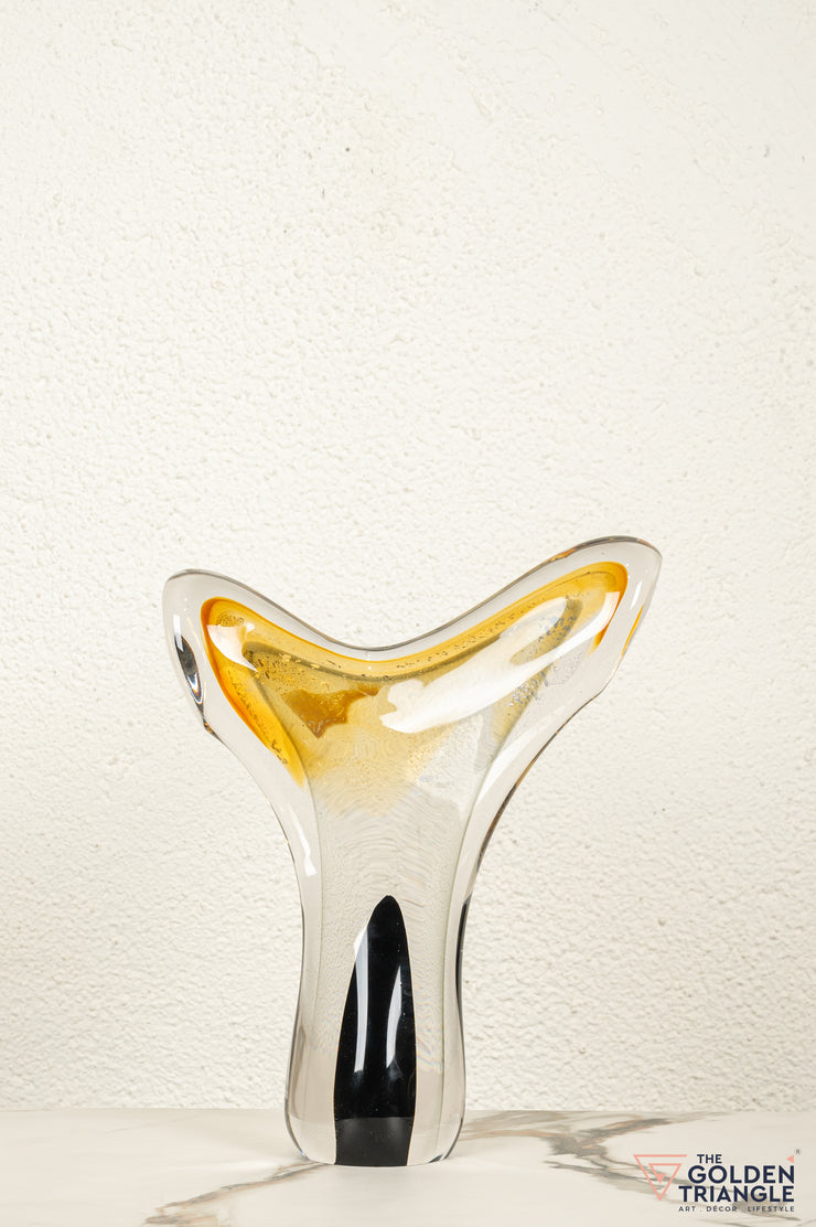 Wave Glass Sculpture