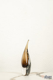 Tranquil Glass Sculpture - Amber