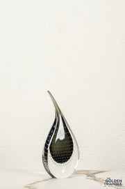 Tranquil Glass Sculpture - Black