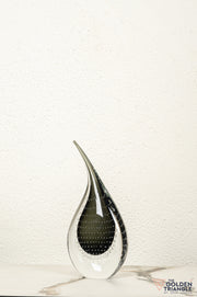 Tranquil Glass Sculpture - Black