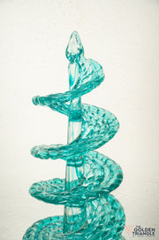 Mirage Glass Sculpture - Blue