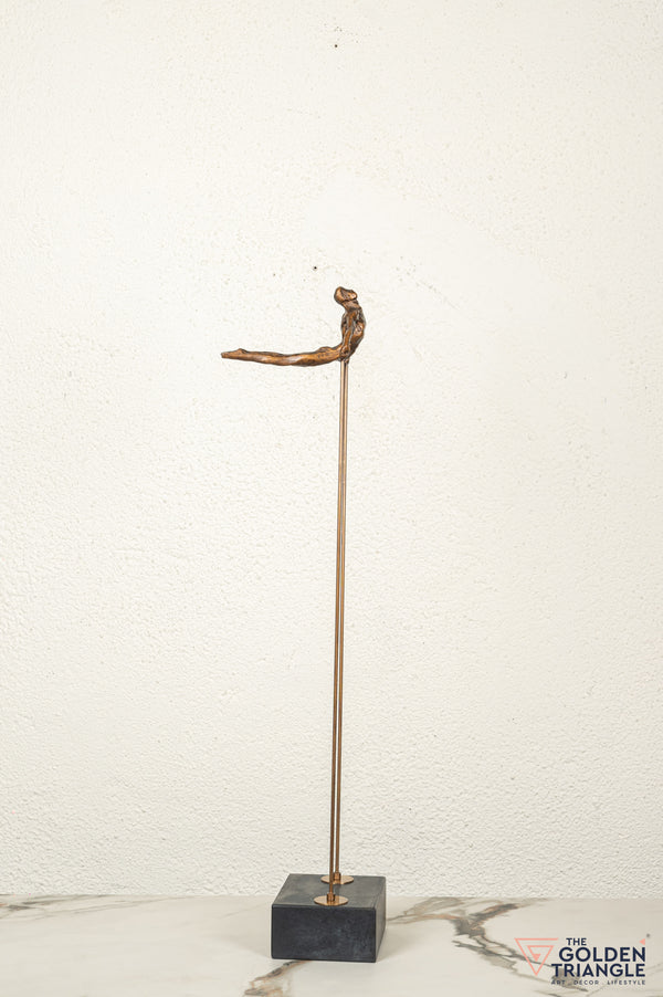 Nexo Abstract Sculpture - Bronze