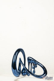 Dreamwaltz Abstract Sculpture - Blue