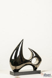 Aura Abstract Sculpture - Gunmetal