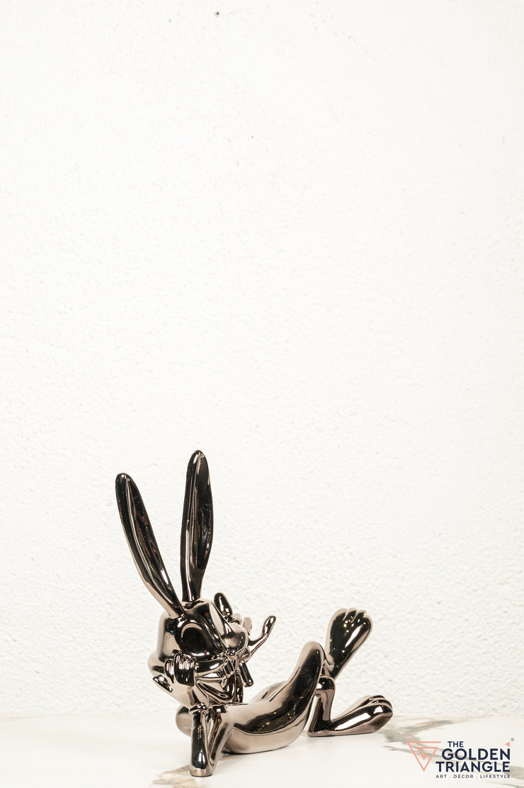 Buggs Electroplated Bunny - Gun Metal