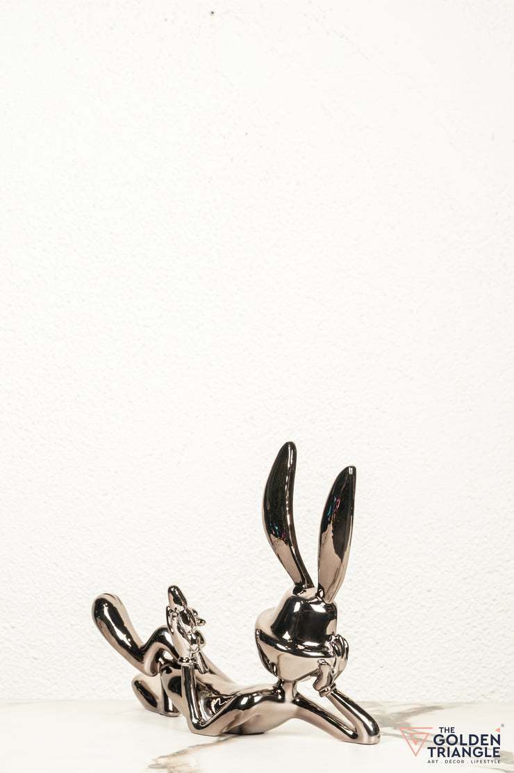 Buggs Electroplated Bunny - Gun Metal