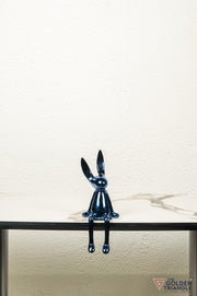 Mr. Fudge Electroplated Bunny Artefact - Blue