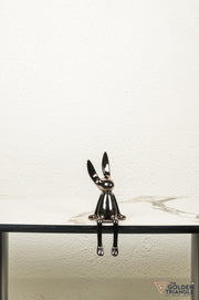 Mr. Fudge Electroplated Bunny Artefact - Gunmetal