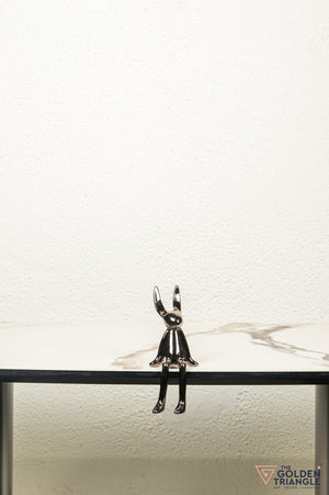 Mr. Fudge Electroplated Bunny Artefact - Gunmetal