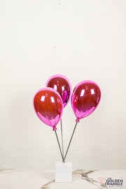 Balloonza Electroplated Artefact - Pink