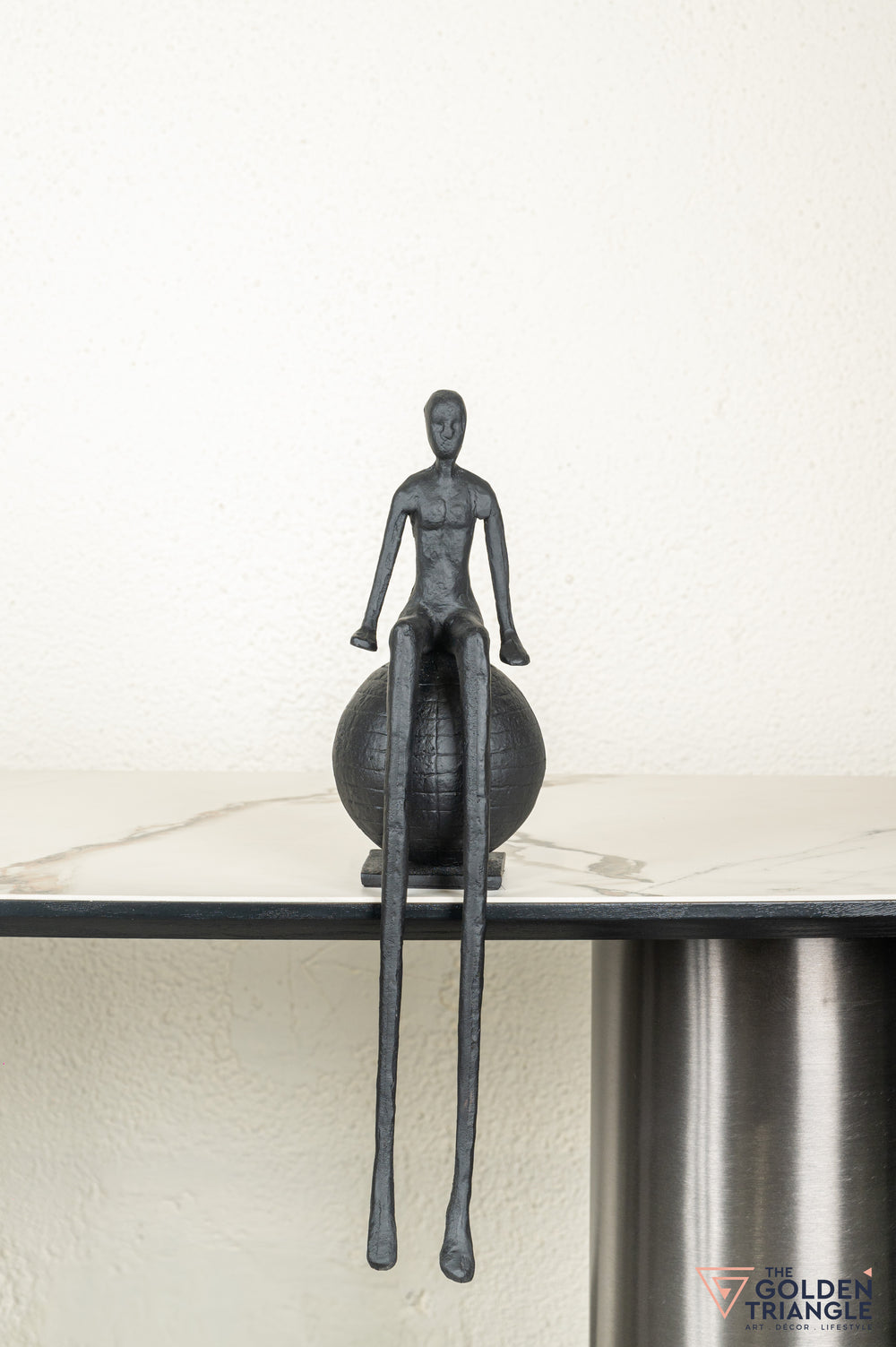 Nova Sculpture sitting on Sphere