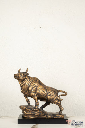 Sora Bull Sculpture - Bronze