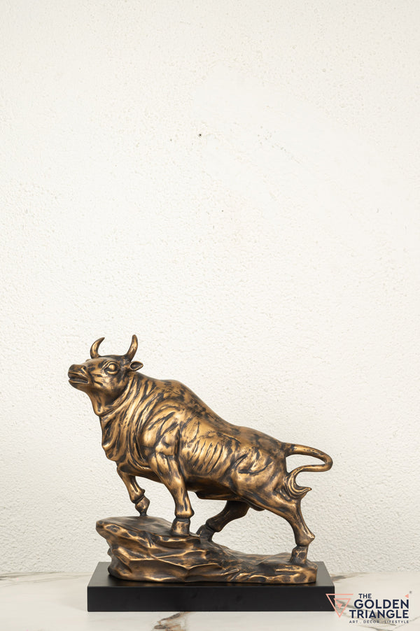 Sora Bull Sculpture - Bronze