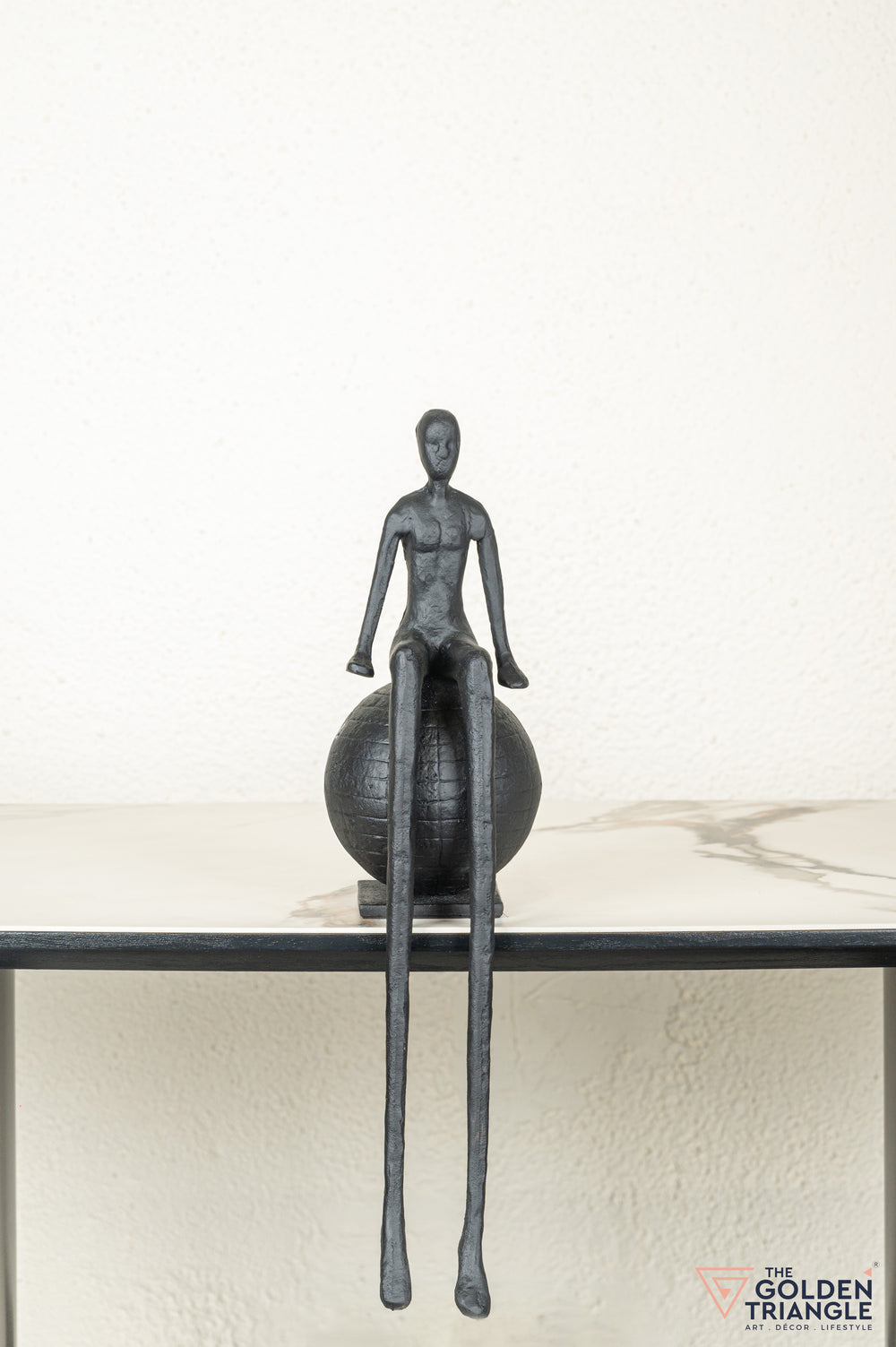 Nova Sculpture sitting on Sphere