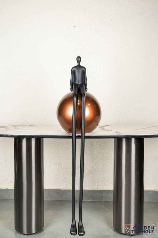 Xero Sculpture sitting on Sphere