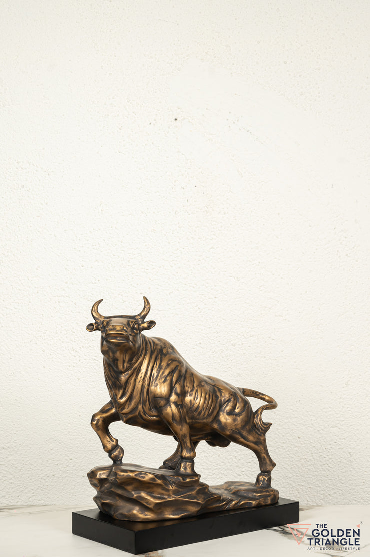 Sora Bull Sculpture - Bronze