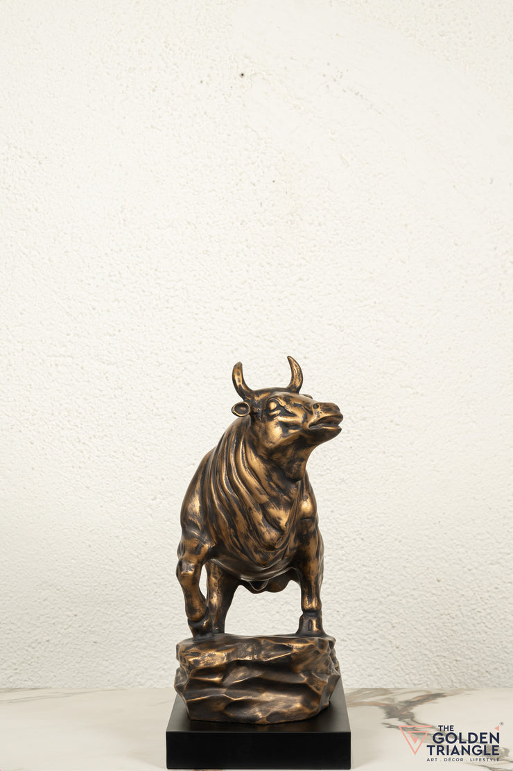 Sora Bull Sculpture - Bronze