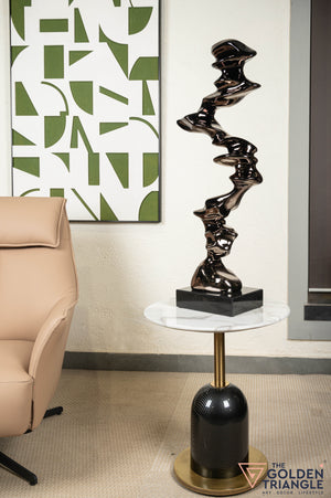 Lumo Abstract Sculpture - Gunmetal