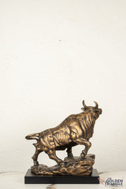 Sora Bull Sculpture - Bronze