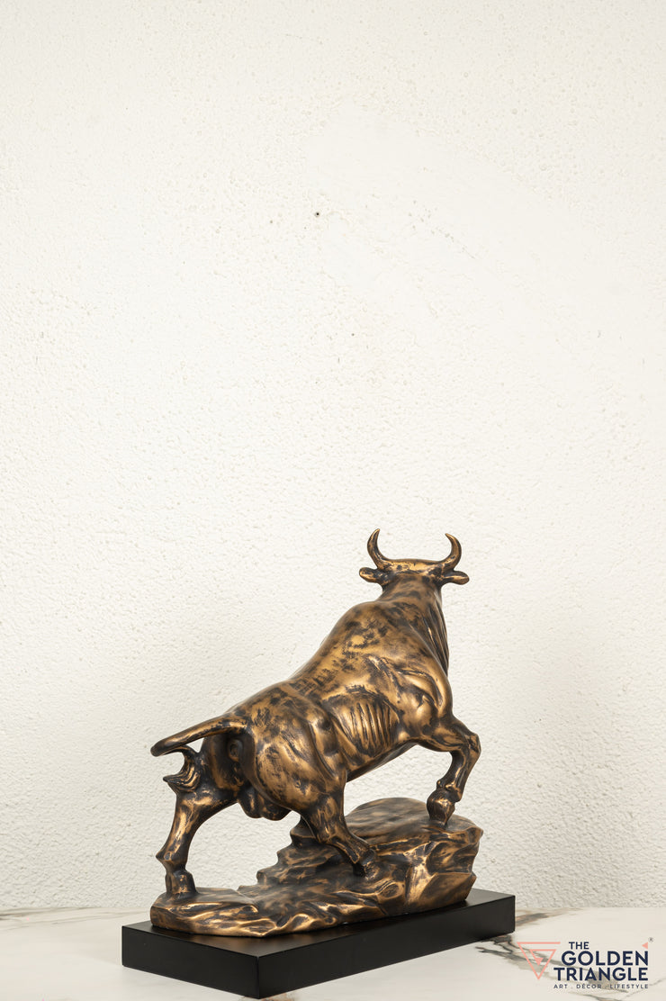 Sora Bull Sculpture - Bronze