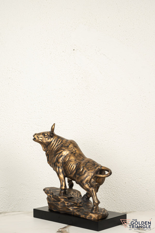 Sora Bull Sculpture - Bronze