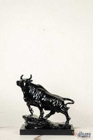 Sora Bull Sculpture - Black