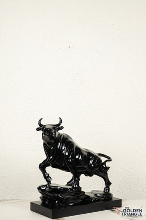 Sora Bull Sculpture - Black