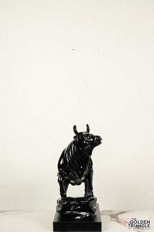 Sora Bull Sculpture - Black