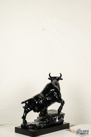 Sora Bull Sculpture - Black