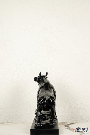Sora Bull Sculpture - Black