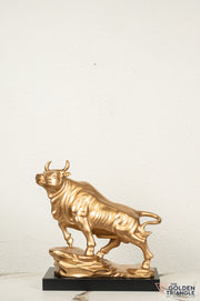 Sora Bull Sculpture - Gold