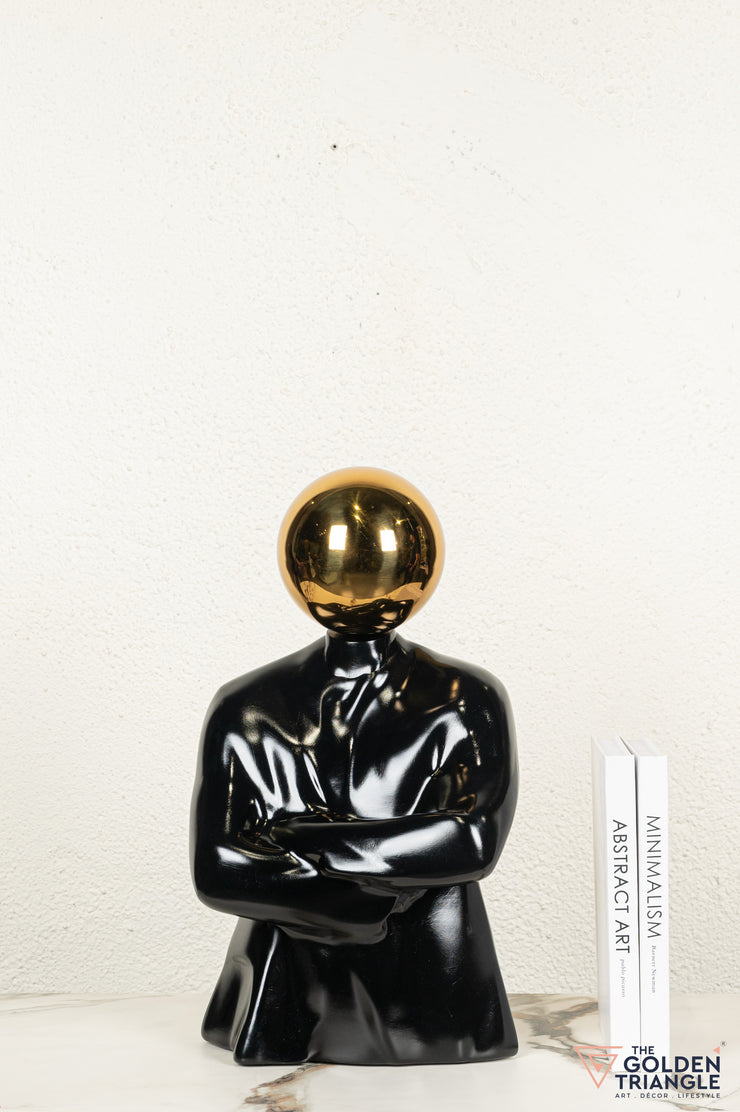 Juno Modern Thinker Sculpture - Gold