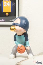 Scout - Child playing Basketball artefact - Blue