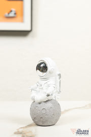 Apollo - Astronaut Meditating - Silver