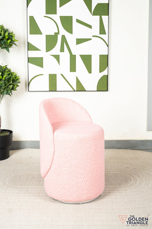 Orella Pouffe with Backrest & Swivel