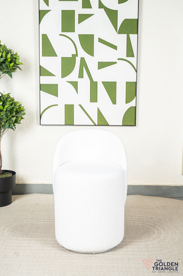 Orella Pouffe with Backrest & Swivel