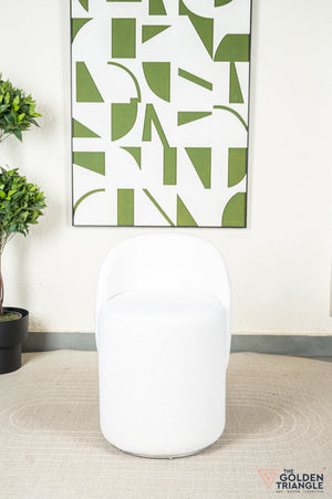 Orella Pouffe with Backrest & Swivel