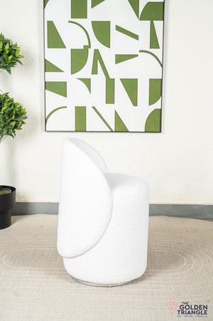 Orella Pouffe with Backrest & Swivel