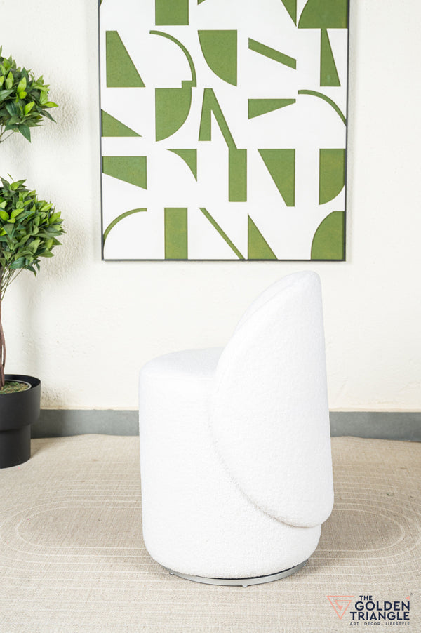 Orella Pouffe with Backrest & Swivel