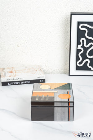 Ava Geometric Square Utility Box