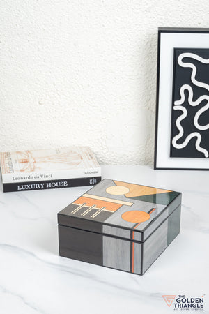Ava Geometric Square Utility Box