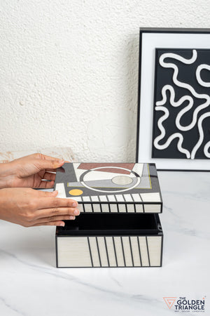 Mia Geometric Square Utility Box