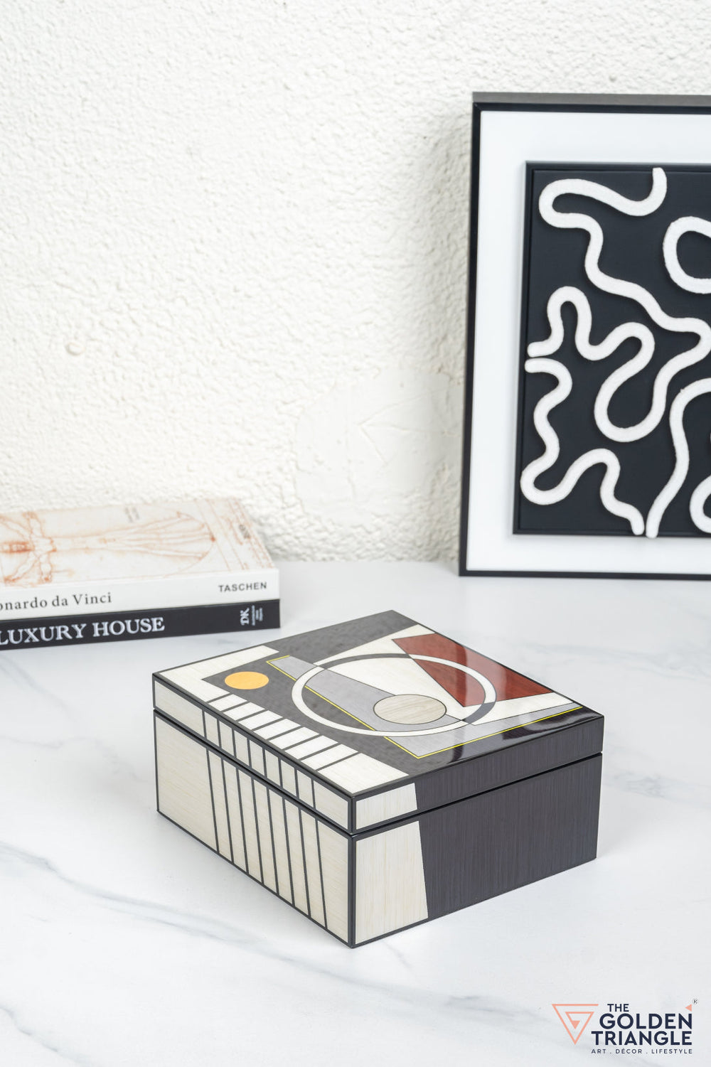 Mia Geometric Square Utility Box