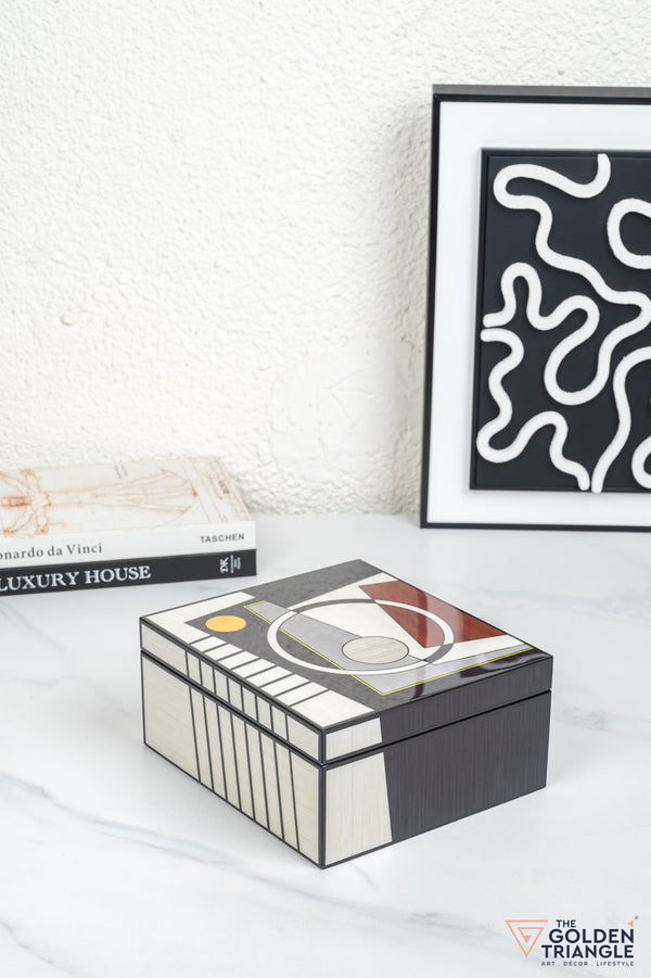 Mia Geometric Square Utility Box