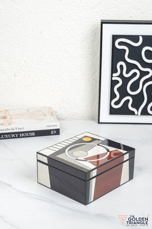 Mia Geometric Square Utility Box